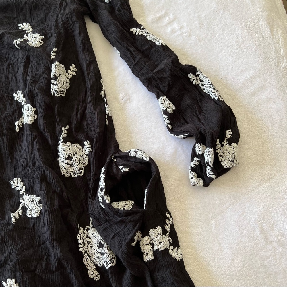 Free People Emma Embroidered Mini Dress - Picture 7 of 9
